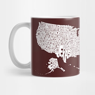 Usa States Mug